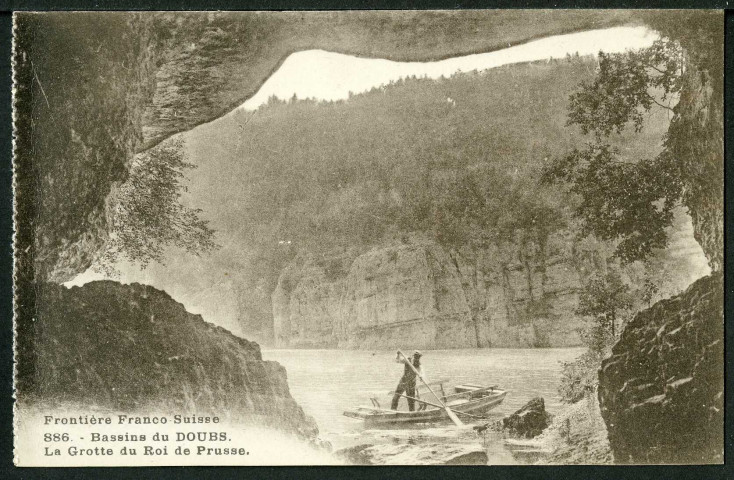 Bassins du Doubs. La grotte du Roi de Prusse