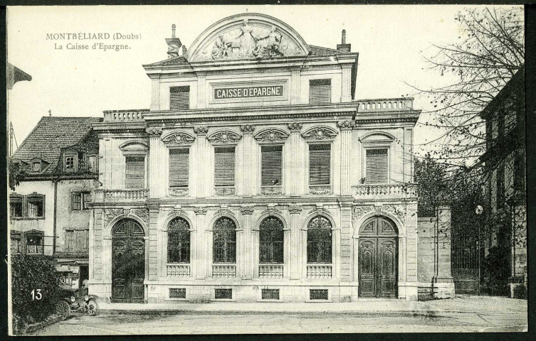 La caisse d'épargne