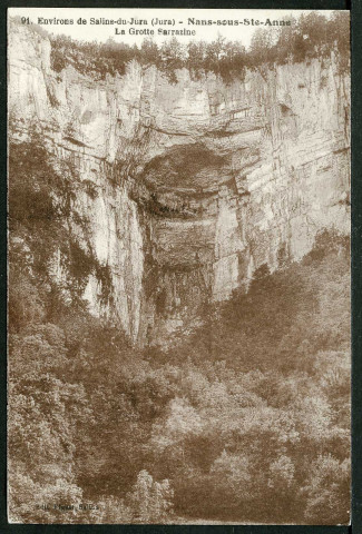 La grotte Sarrazine