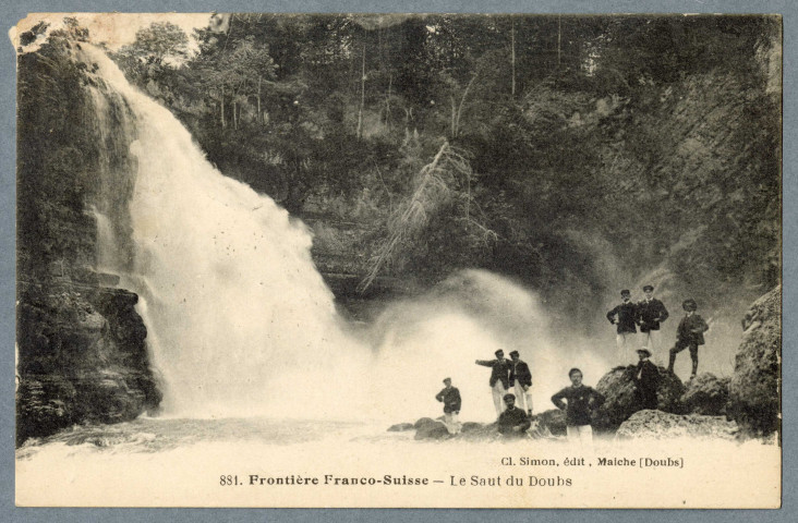 Le Saut du Doubs - Frontière Franco-Suisse