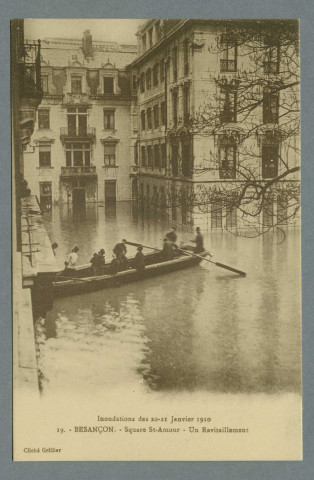 Square Saint-Amour. Un ravitaillement