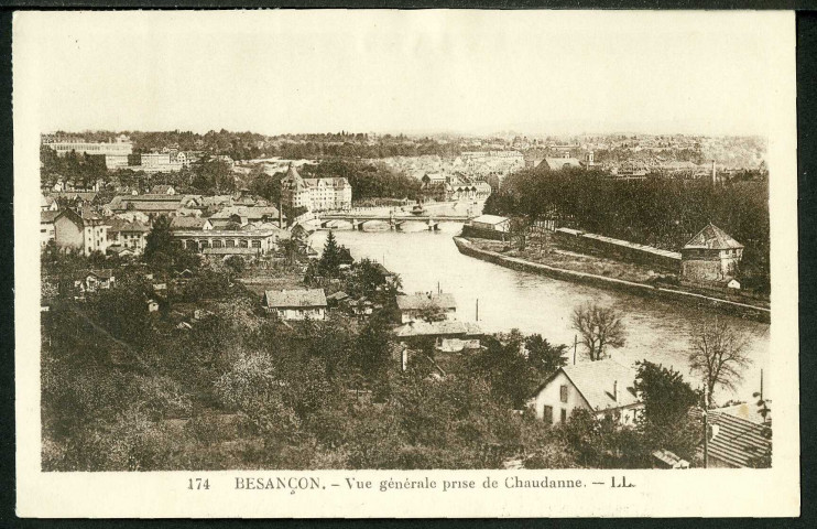 Vue générale prise de Chaudanne