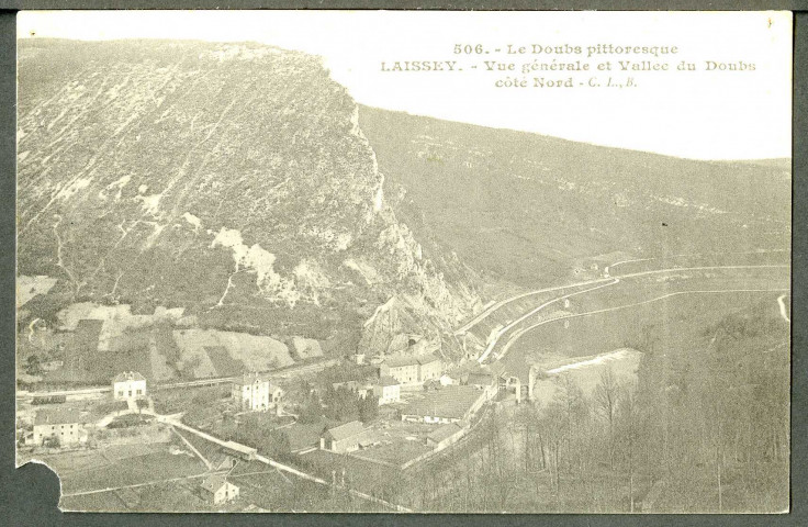 Vue générale et vallée du Doubs côté Nord