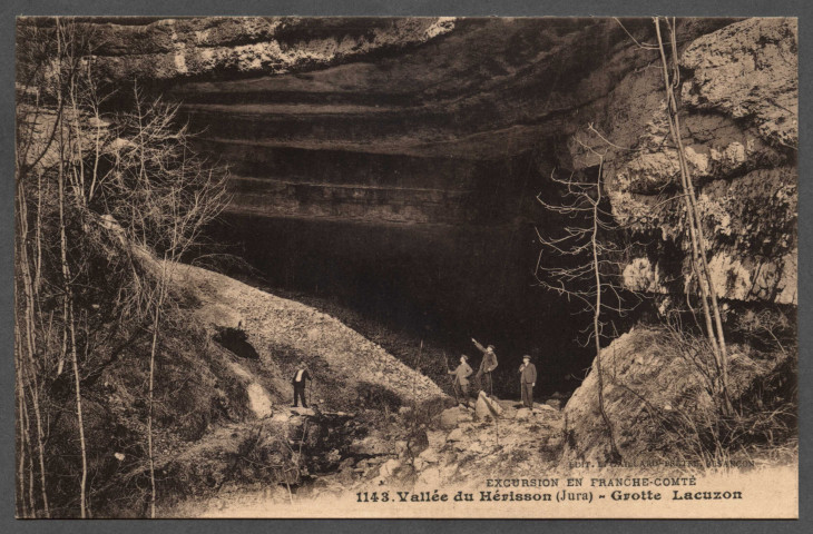 Vallée du Hérisson, la grotte Lacuzon