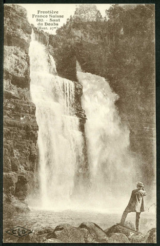 Le saut du Doubs (hauteur 27 m.)