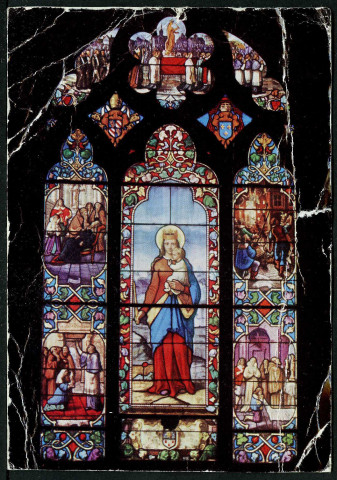 Basilique Notre-Dame, vitrail de la Reconnaissance