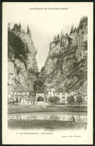 Le col des roches côté suisse