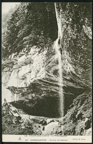 Le Lançot, cascades, hauteur 50 m.
