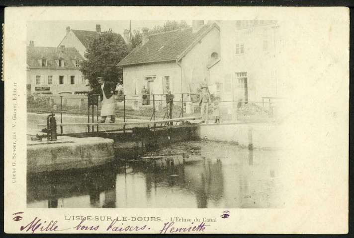 L'écluse du canal
