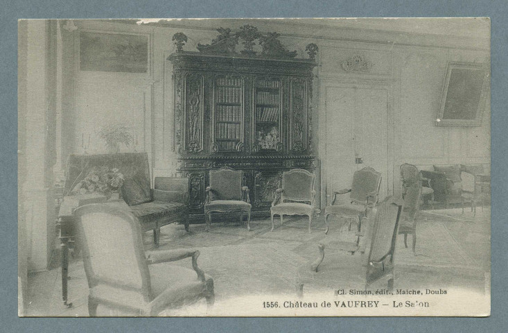 Château de Vaufrey. Le salon
