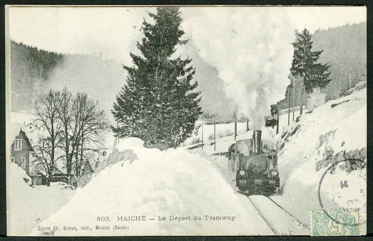 Le tramway Morteau-Maîche