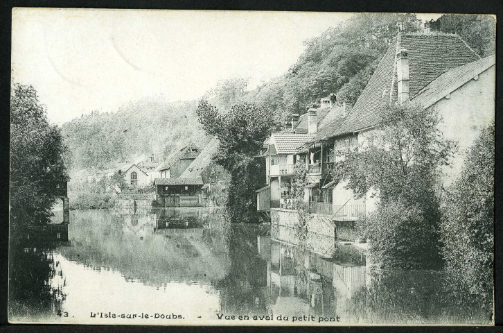 Vue en aval du petit pont